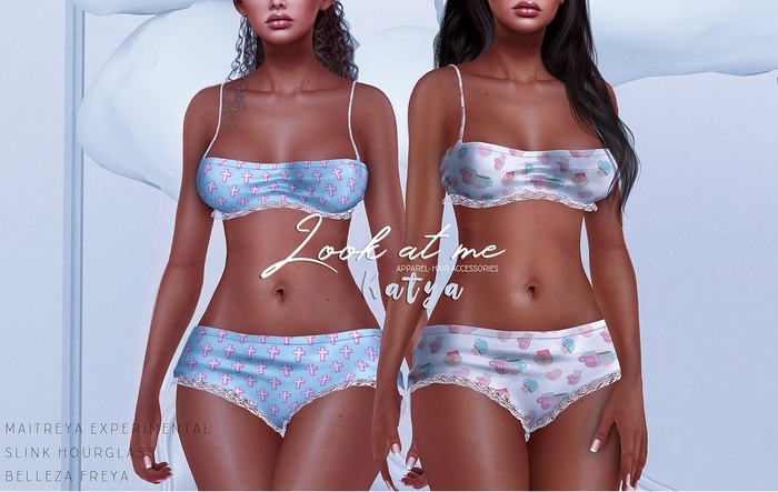 Look At Me. Katya : Pompons (Maitreya) black set