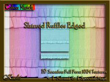 Shirred Ruffles Edged Textures