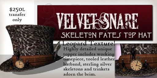 VS Skeleton Fates Tophat-Leopard