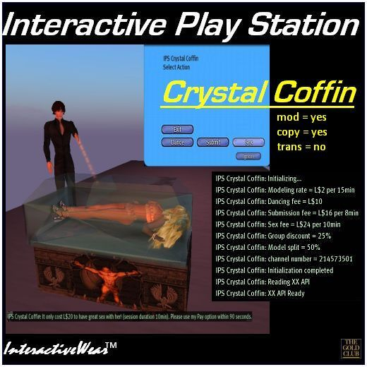 Interactive Play Station 'Crystal Coffin'