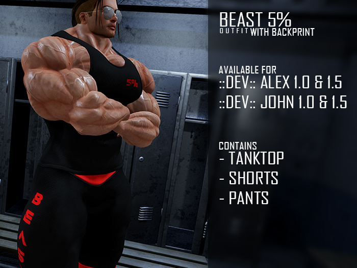 [[Z:E:N]]BEAST OUTFIT FOR ALEX & JOHN