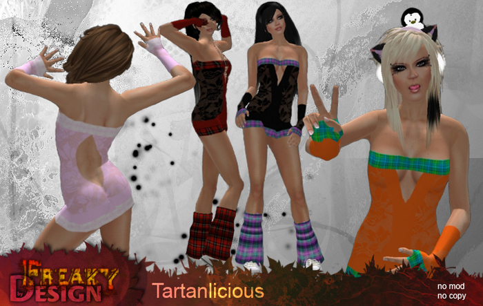 FreakyDesign - Tartanlicious Red/Black