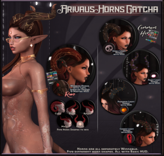 :[P]:- Arivaus Horn Gatcha - Webbed Regal RARE