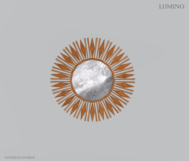 lumino_ sun mirror [copper] (wear to unpack)