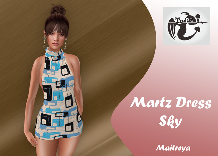 TuPei Martz Dress for Maitreya in Retro-Sky