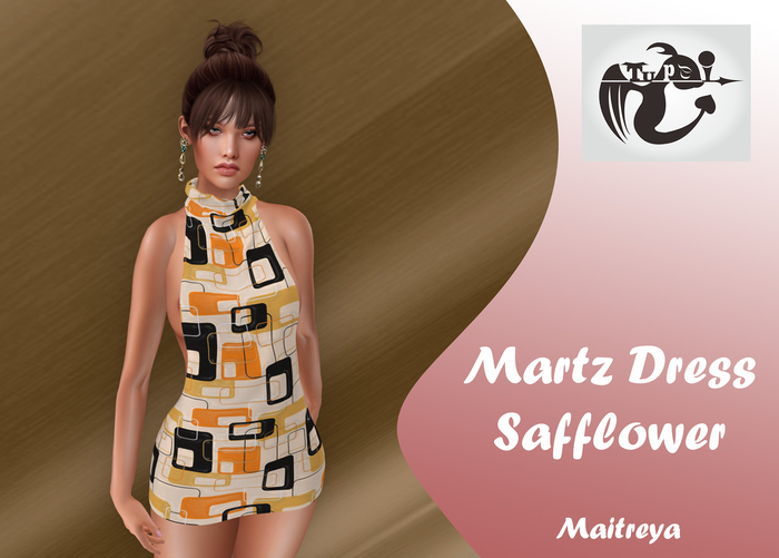 TuPei Martz Dress for Maitreya in Retro-Safflower