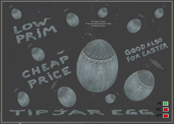 Oeuf Metal Tip Jar