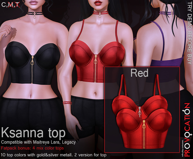 [Provocation] Ksanna top-Red