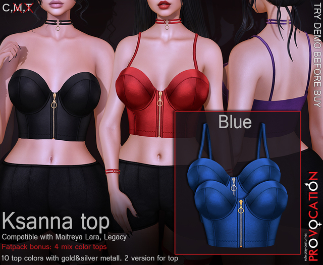 [Provocation] Ksanna top-Blue