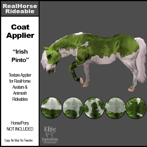 *E* RHR - Coat Applier - Irish Pinto [Add & Click]