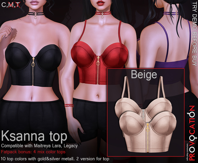 [Provocation] Ksanna top-Beige