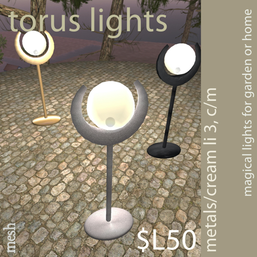 torus lights metal/cream