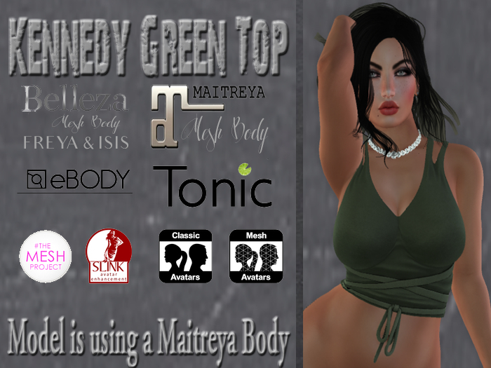 Kennedy Tank  Top-Green