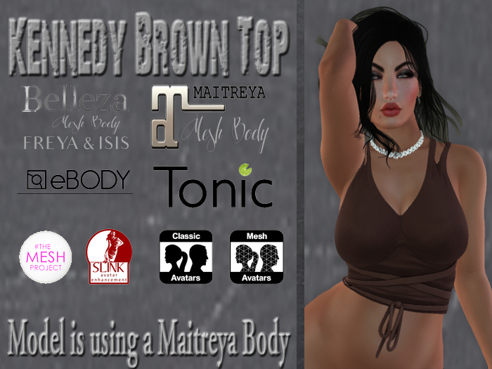 Kennedy Tank  Top-Brown