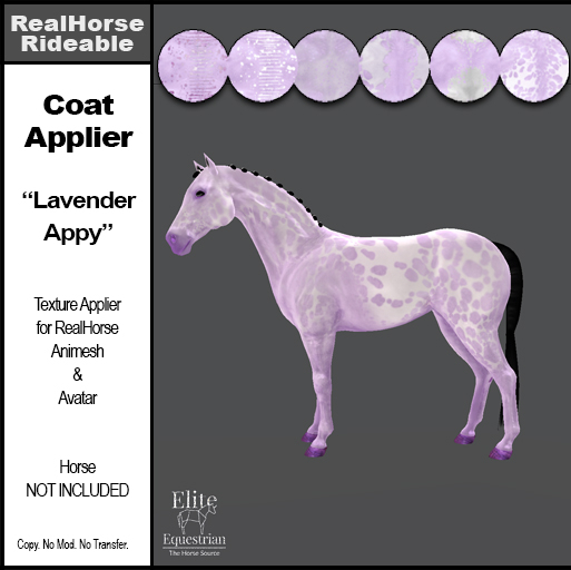*E* RHR - Coat Applier - Lavender Appy [Add & Click]