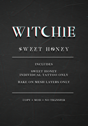 witchie // sweet honey