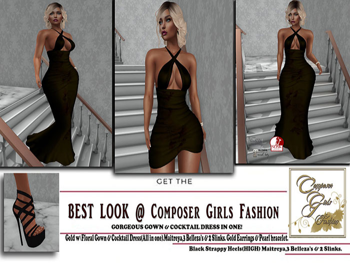 !CGF-*Coretta *Complete Gown Outfit