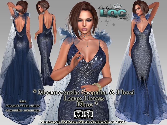 *LQC* ♕ Montecarlo Sequin Blue ♕