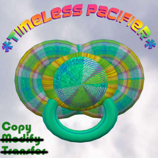 *Timeless Pacifier*  - Pastel Plaid