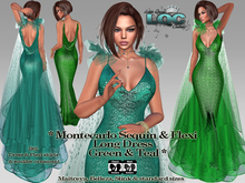 *LQC* ♕ Montecarlo Sequin Green & Teal ♕ 