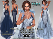 *LQC* ♕ Montecarlo Sequin Ice & Blue ♕ 