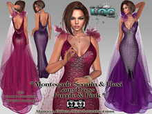*LQC* ♕ Montecarlo Sequin Purple & Pink ♕ 