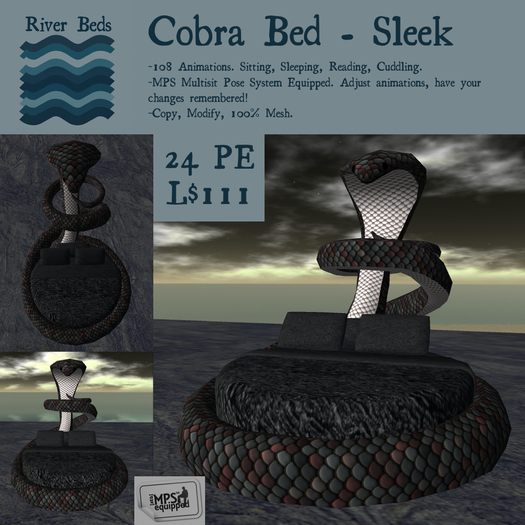 *Cobra Bed - Sleek*