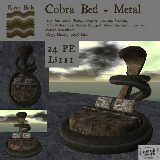 *Cobra Bed - Metal*