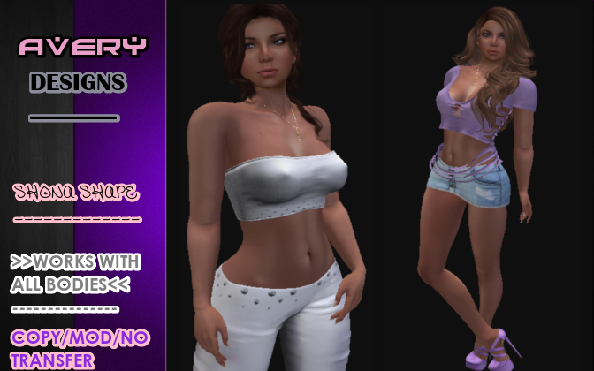 ::::Avery Designs:::: Shona Shape