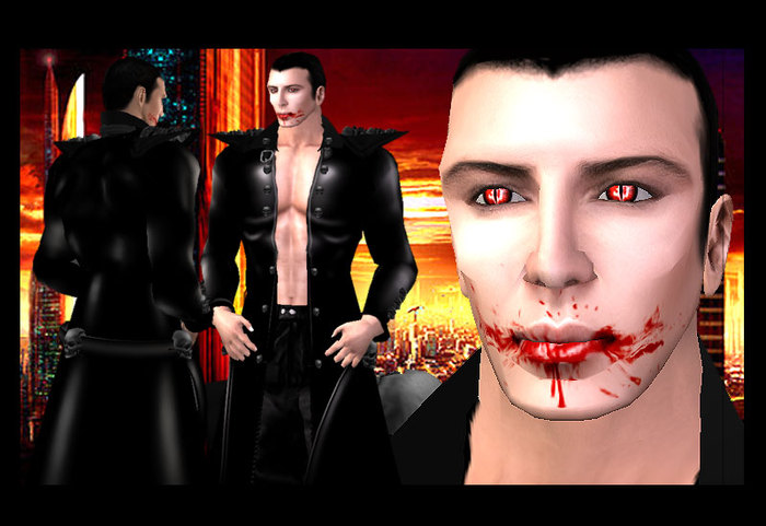 [Dionysus] - Kraven Complete Hunting Vampire Avatar tagVampire tagGoth