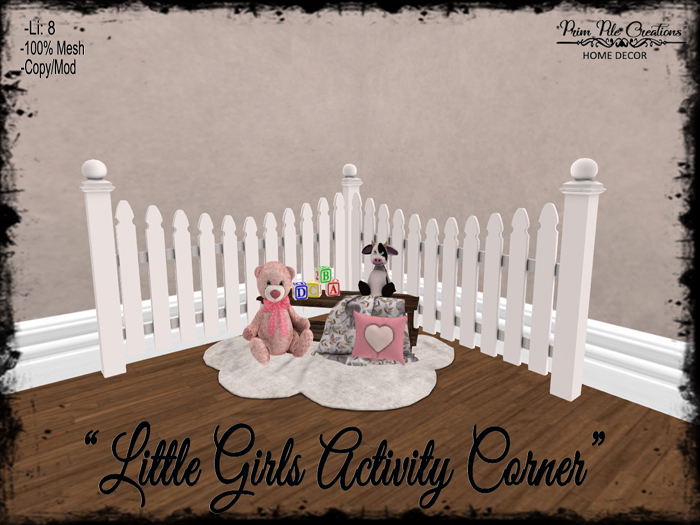 ~PPC~ Little Girls Activity Corner BOXED