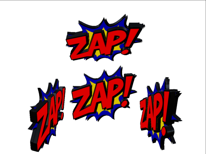 COC - Pop Art: Zap Sign 
