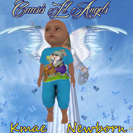 [CIA] NB easter romper blue