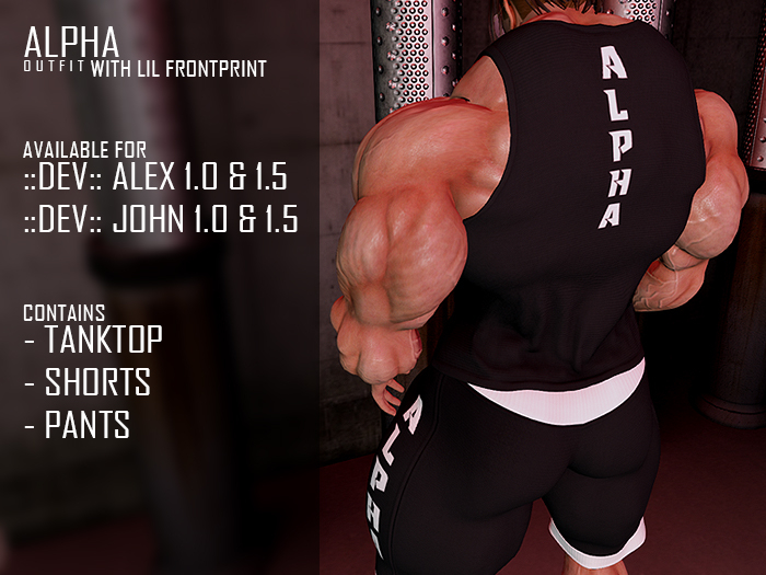 [[Z:E:N]]ALPHA OUTFIT FOR ALEX & JOHN