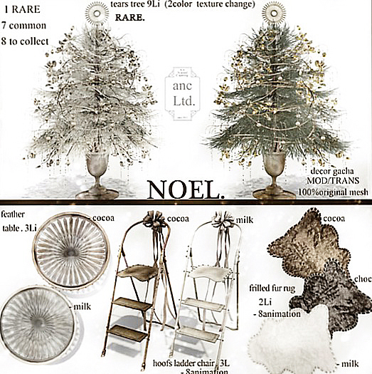 {anc} NOEL. :  frilled furrug / cocoa 2Li