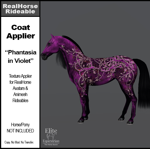 *E* RHR - Coat Applier - Phantasia in Violet [Add & Click]