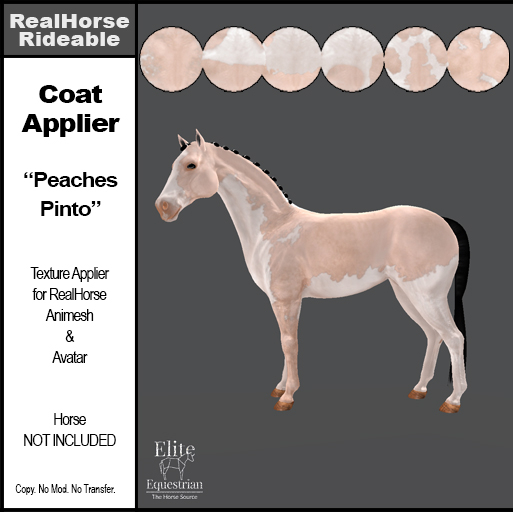 *E* RHR - Coat Applier - Peaches Pinto [Add & Click]