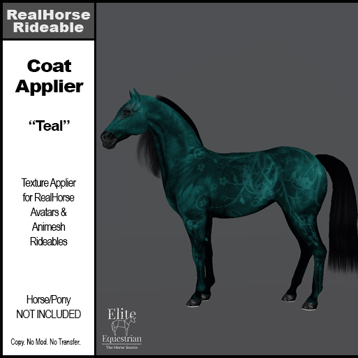 *E* RHR - Coat Applier - Phantasia in teal [Add & Click]