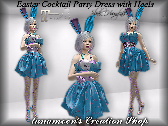 DEMO-Easter Cocktail Party Dress w/Heels