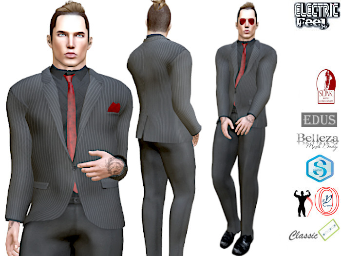 EF*-* 5.3 Male Suit Outfit (Belleza Jake, Slink Male, Signature Gianni, Ocacin Gamit, Adin, Mado, Edus, Onupup and Cl
