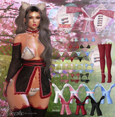 {le fil casse} Hinako Headband & Belt Set Maitreya Ice