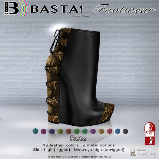 [B!] :RETZ: (12 colors) - BASTA! Footwear