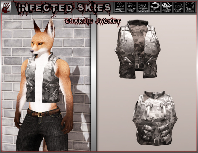 Charlie Jacket Furry White 