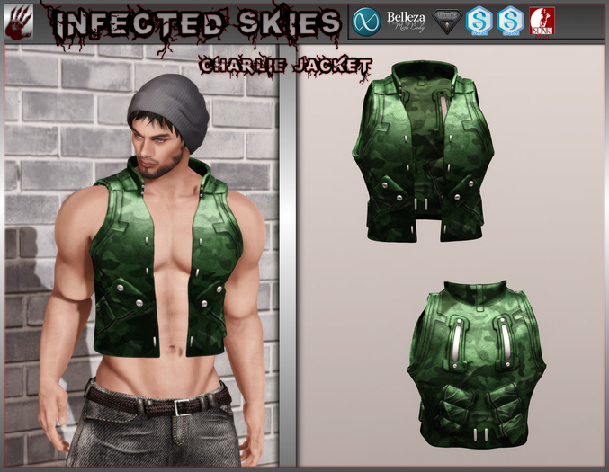 Charlie Jacket Green   (Boxed)