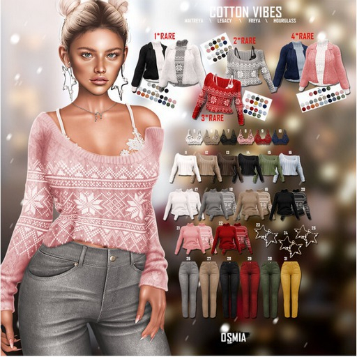 OSMIA - Cotton Vibes. Beige 3 PC SET