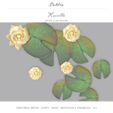 Dahlia - Ravello - Water Lilies - Feature - Yellow