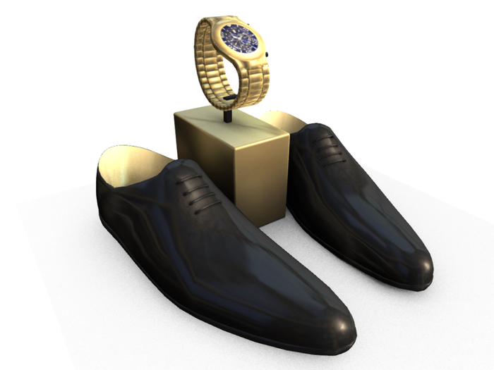 -David Heather-Shoes & Watch