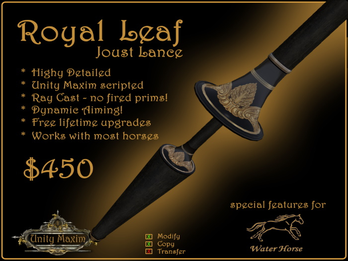 Unity Royal Leaf Lance Crate v5.0