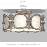 Dahlia - William - Lamp - Silver