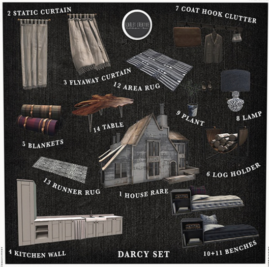 Scarlet Creative Darcy Cabin MT RARE
